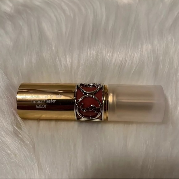 YSL Rouge Volupte Shine Oil In Stick Lipstick 130 Burnt Suede - Picture 5 of 6